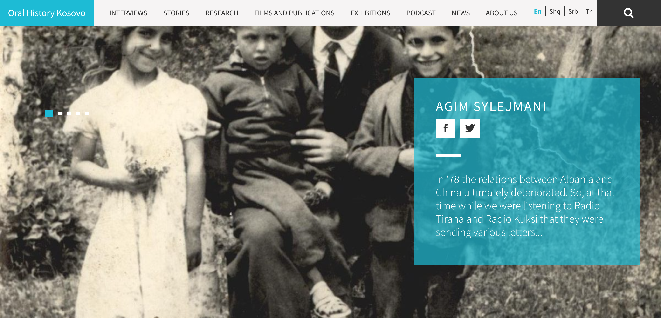 Oral History Kosovo Screenshot 3