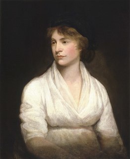 A portrait of Mary Wollstonecraft by John Opie
