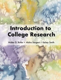 Cover of Introduction to College Research