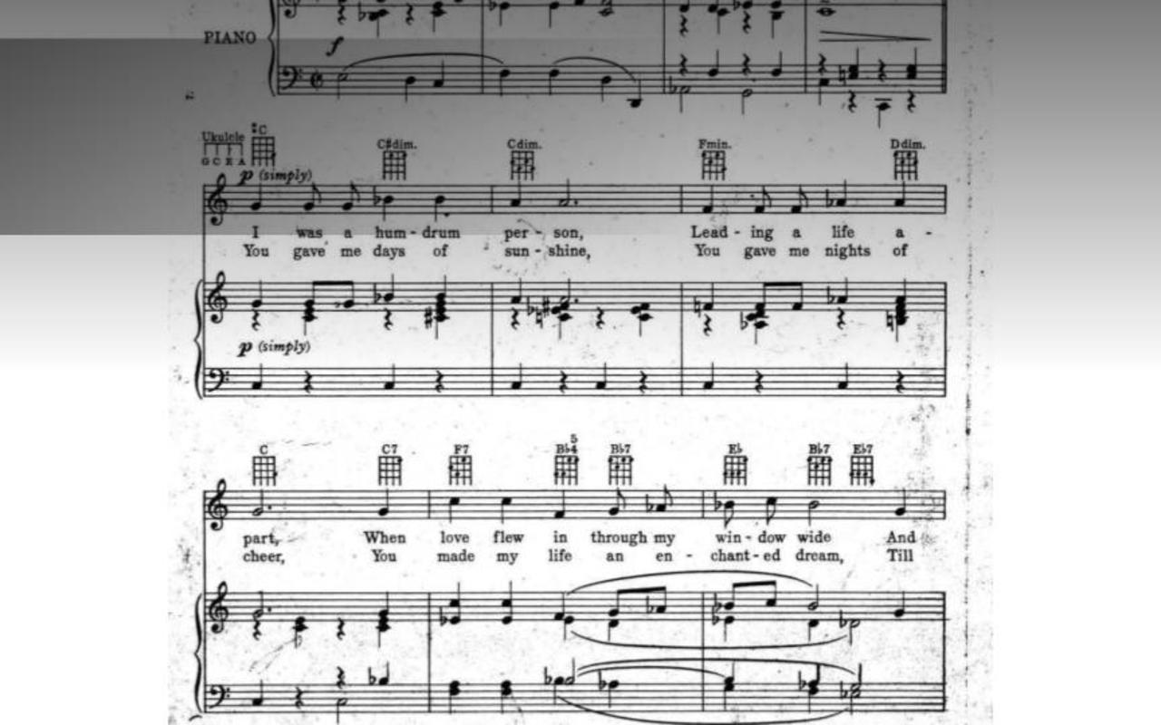 Sheet music for "What is This Thing Called Love?" by Cole Porter