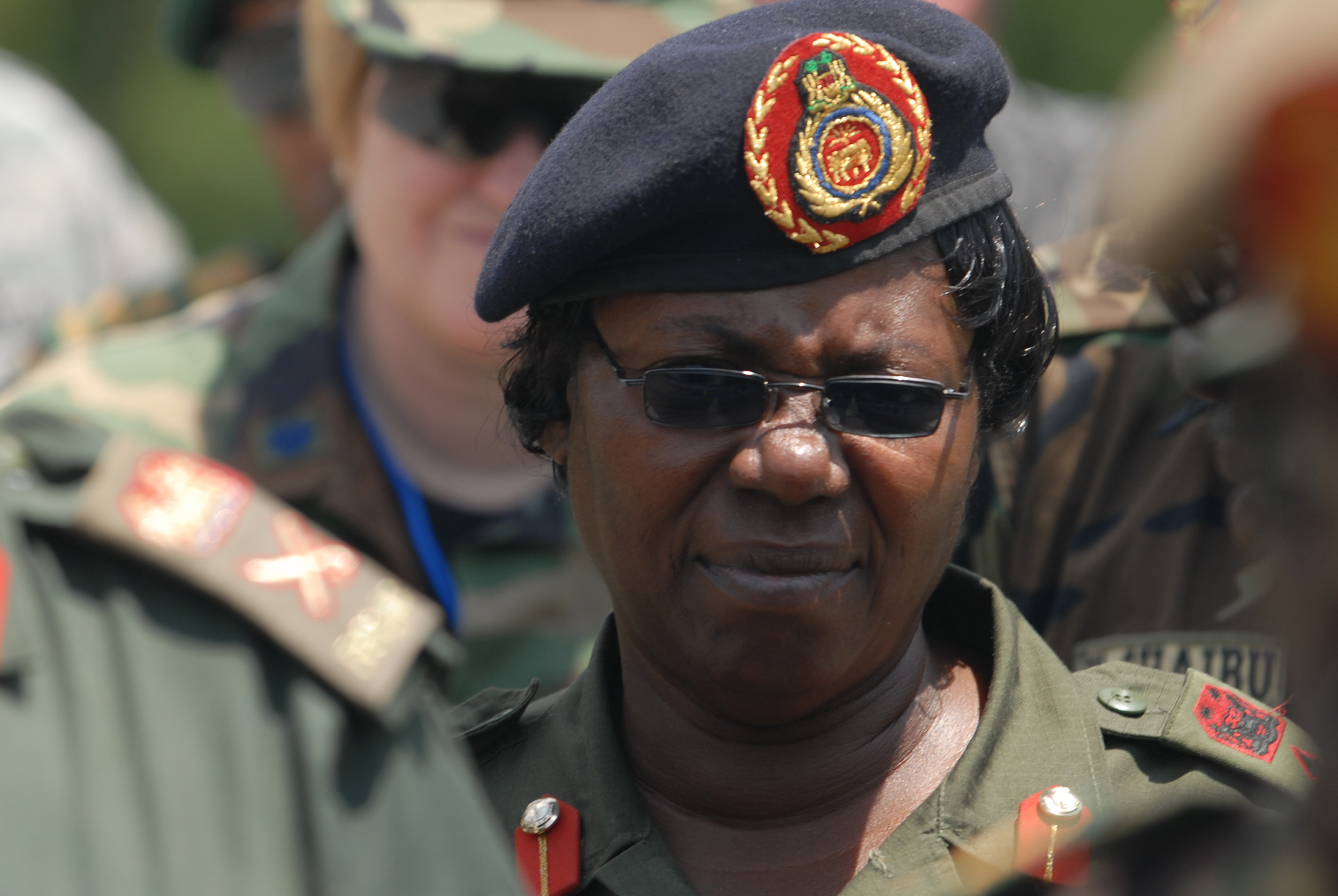 First female staff officer on the African continent, Brigadier General Kestoria Olufemi Kabia of the Republic of Sierra Leone Armed Forces