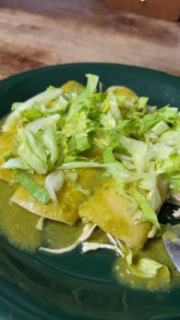Enchiladas verdes