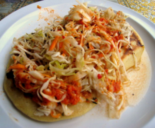 Pupusa de chicharrón