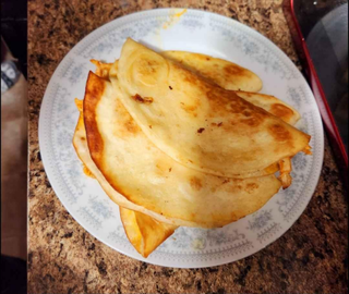 Tacos de pollo frito