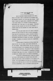 Cover of Archiveal Document 7.4 - W.A., Fuller (Mammologist), “Monthly Report for March 1949”