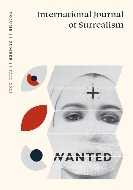 White cover with an image of a person with gauze covering their mouth split among five stacked parallelograms. Three round glyphs suggestive of an eye appear to the side.