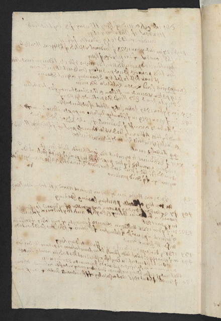 Photograph of John Bagford's handwritten notes