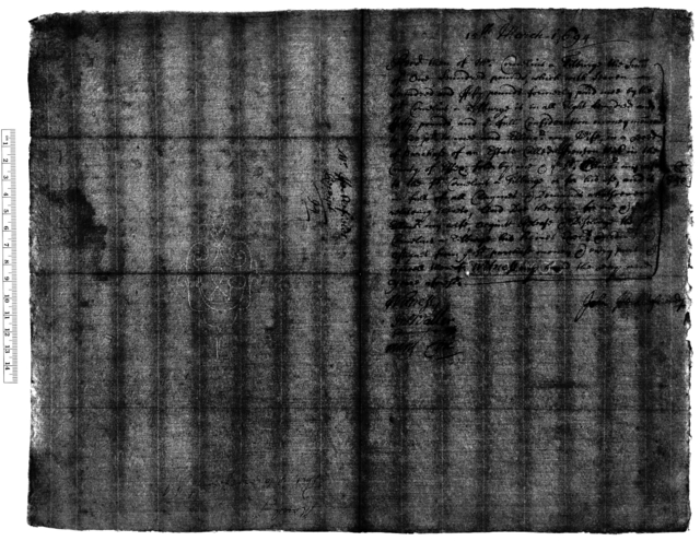 Color-adjusted paper showing a "COMPANY" countermark