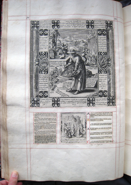 Photograph of cols. 31-2 in the Hatfield House gospel harmony