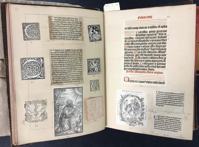 Specimens of printing in Bagford's *Fragmenta varia*