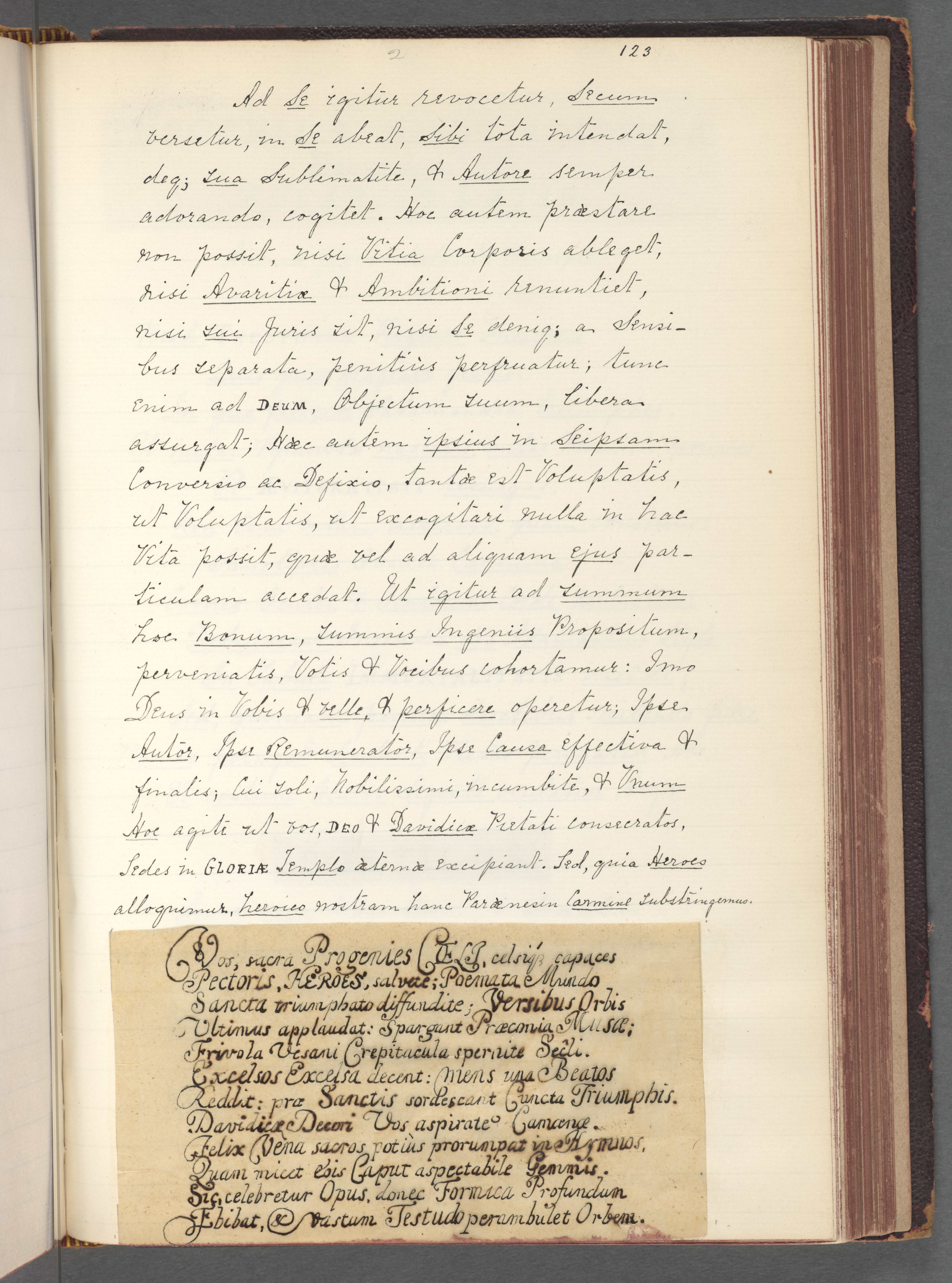 Photograph of a quasi-facsimile of a missing leaf