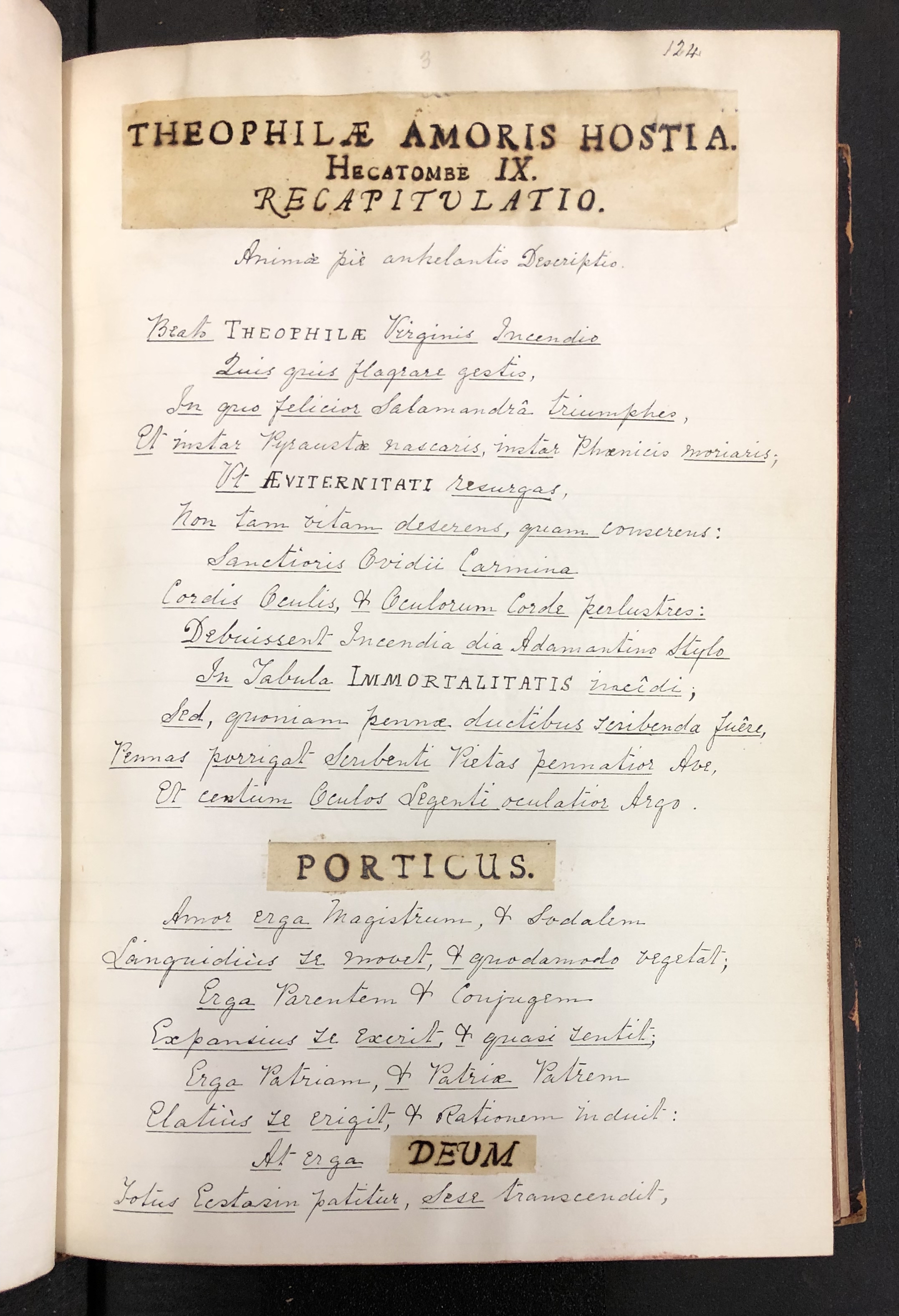 Photograph of a quasi-facsimile of a missing leaf