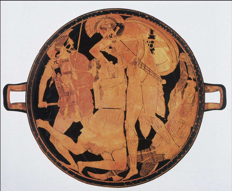 Kylix: Achilles killing Penthesilia