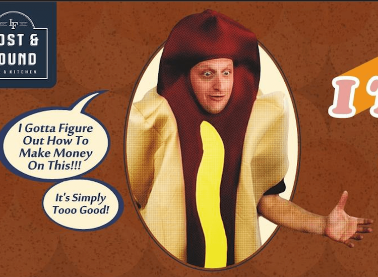 I THINK YOU’RE JUST HERE FOR THE HOT DOGS slide