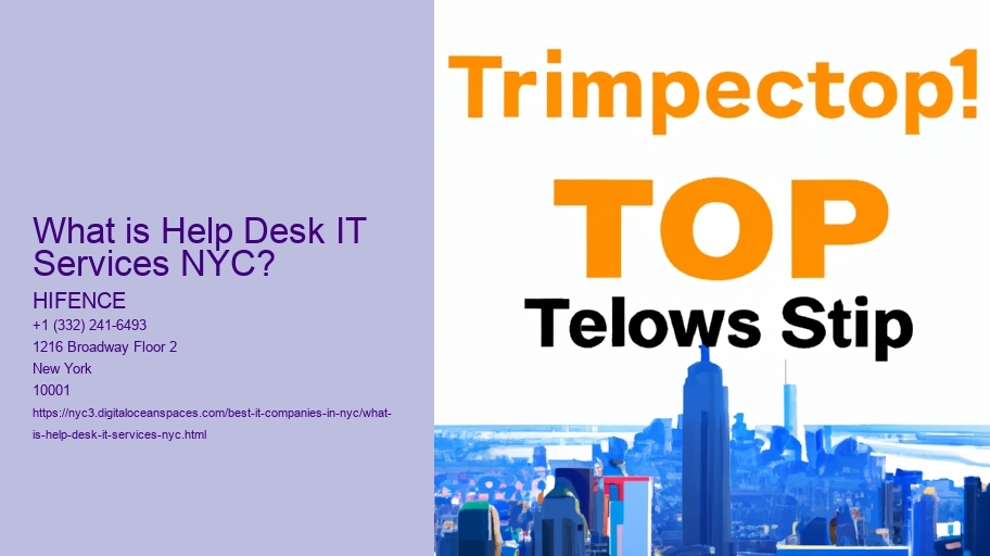 What is Help Desk IT Services NYC?