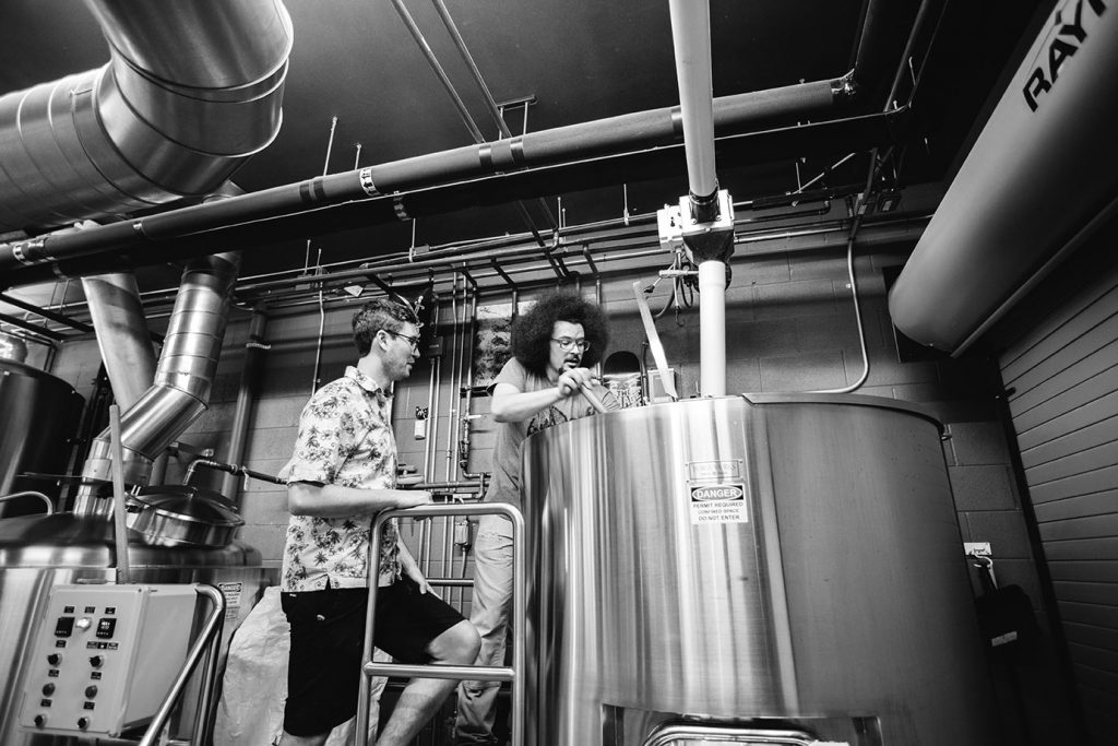 Little Machine Beer the People's Beer Collab Fest Brew Day - Aperture of Ales by Holly Gerard