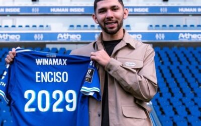 Julio Enciso fue presentado en el Racing de Estrasburgo