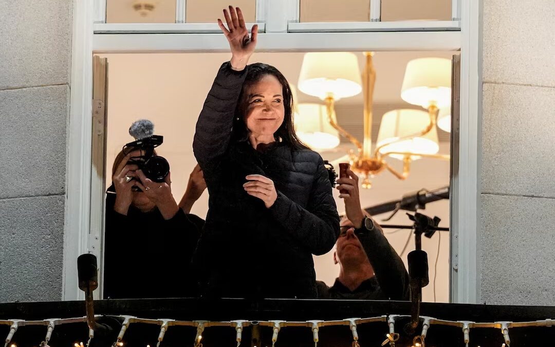 María Corina Machado afirmó que tuvo ayuda de EEUU para salir de Venezuela