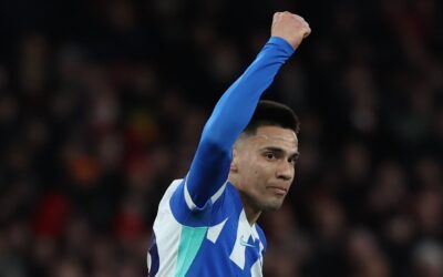 Diego Gómez anotó para el Brighton frente al Arsenal