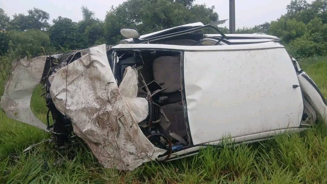 Accidente en Yby Yaú deja dos policías fallecidos y una mujer herida