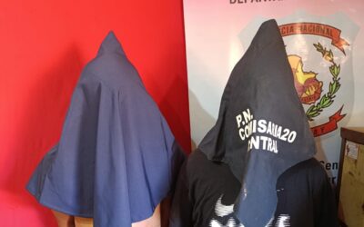 Caen dos presuntos asaltantes tras robo a conductor de plataforma