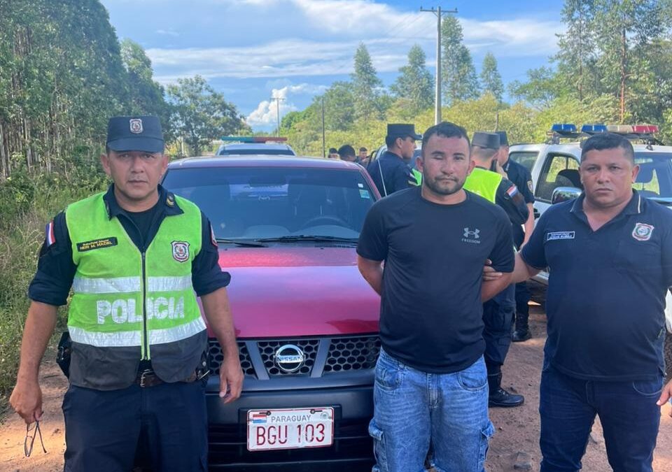 Coronel Oviedo: detienen a militar con camioneta robada en Asunción