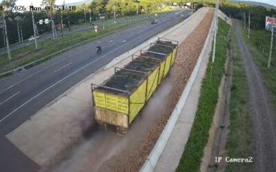 Correcta utilización de la rampa de frenado, evita accidente en Pedrozo