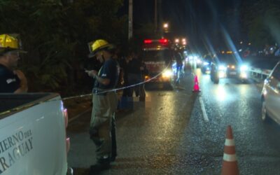 Motociclista muere tras ser embestido por un camión en Asunción