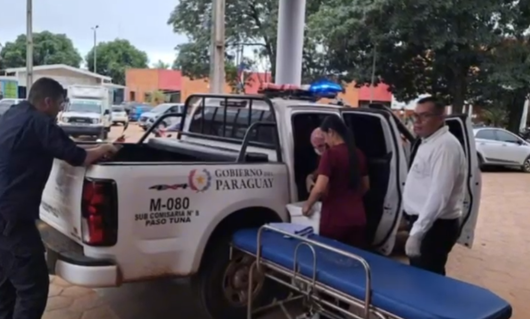 San Pedro: una mujer dio a luz en una patrullera mientras era trasladada al hospital