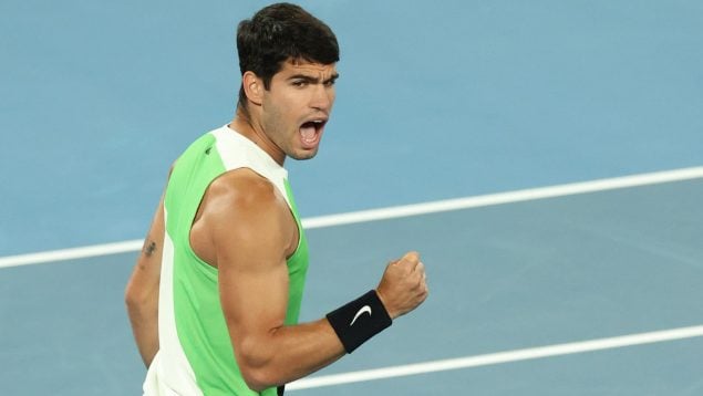 Carlos Alcaraz venció a Novak Djokovic en la final del Australian Open 2026