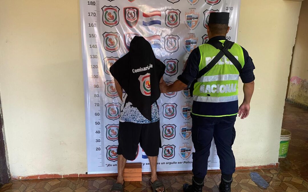 Detenido por violencia familiar: hombre agredió a su pareja con una varilla de hierro