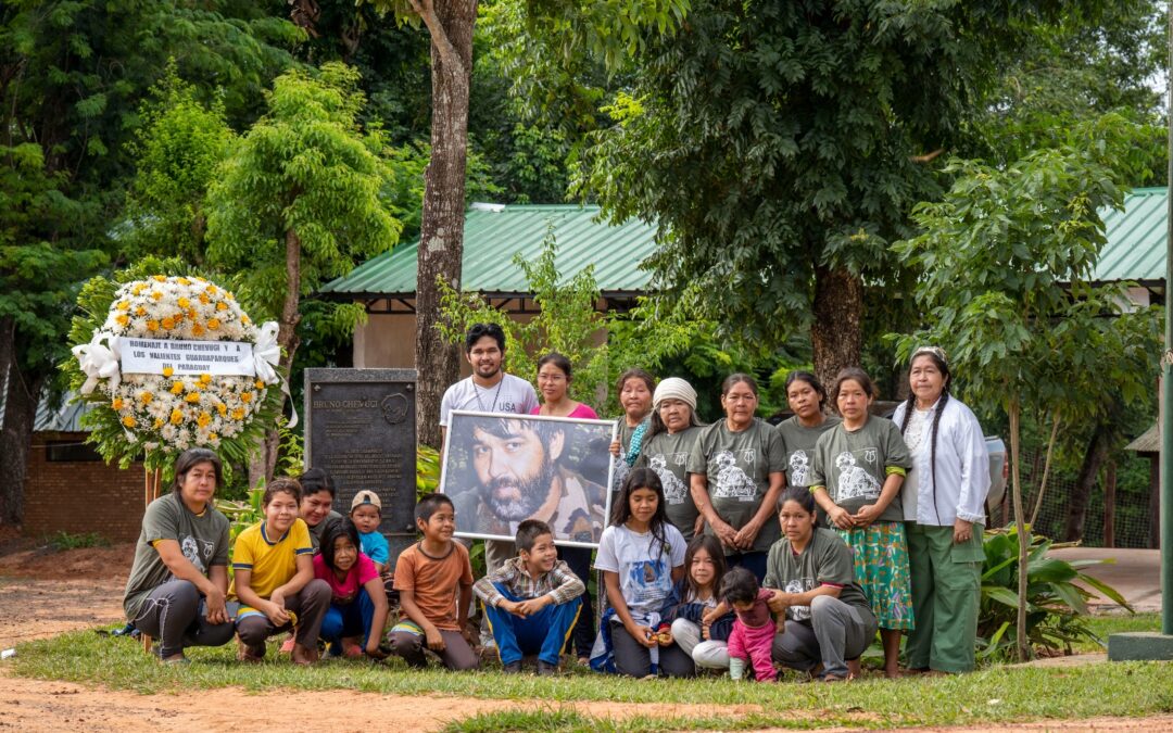 Rinden homenaje a Bruno Chevugi y a los guardaparques del Paraguay