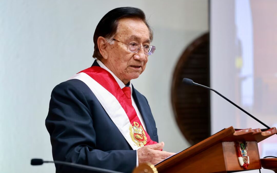 José María Balcázar es nuevo presidente de Perú