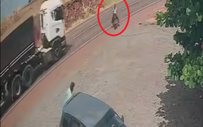 Adolescente en moto falleció arrollada por un camión en Canindeyú