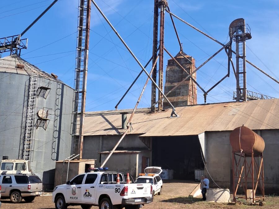 Tragedia laboral en Yguazú: trabajador fallece tras caer al foso de un elevador de granos
