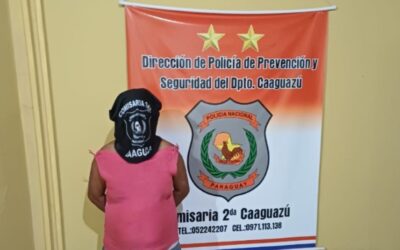 Detienen a mujer que apuñaló a su pareja en Caaguazú