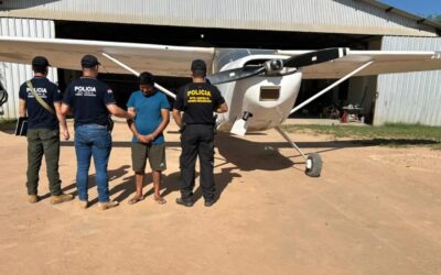 Incautan aeronave de dudosa procedencia en Filadelfia y detienen a un boliviano