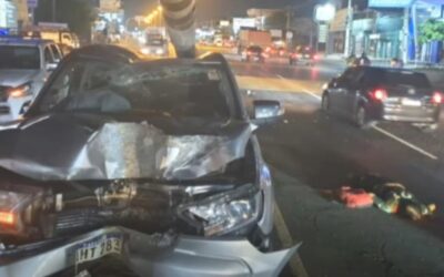 Accidente en Mariano Roque Alonso deja un peatón herido