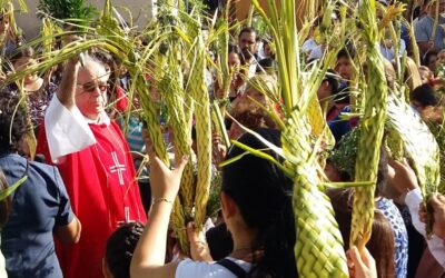 Celebran inicio de Semana Santa con el tradicional Domingo de Ramos
