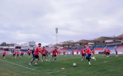 La Albirroja cumple su tercer día de entrenamiento en Atenas