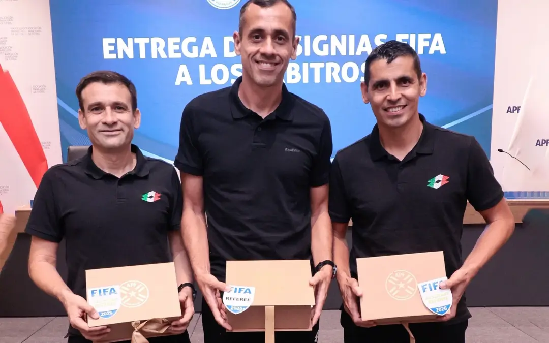 Estos son los tres árbitros paraguayos que dirán presente en el Mundial 2026