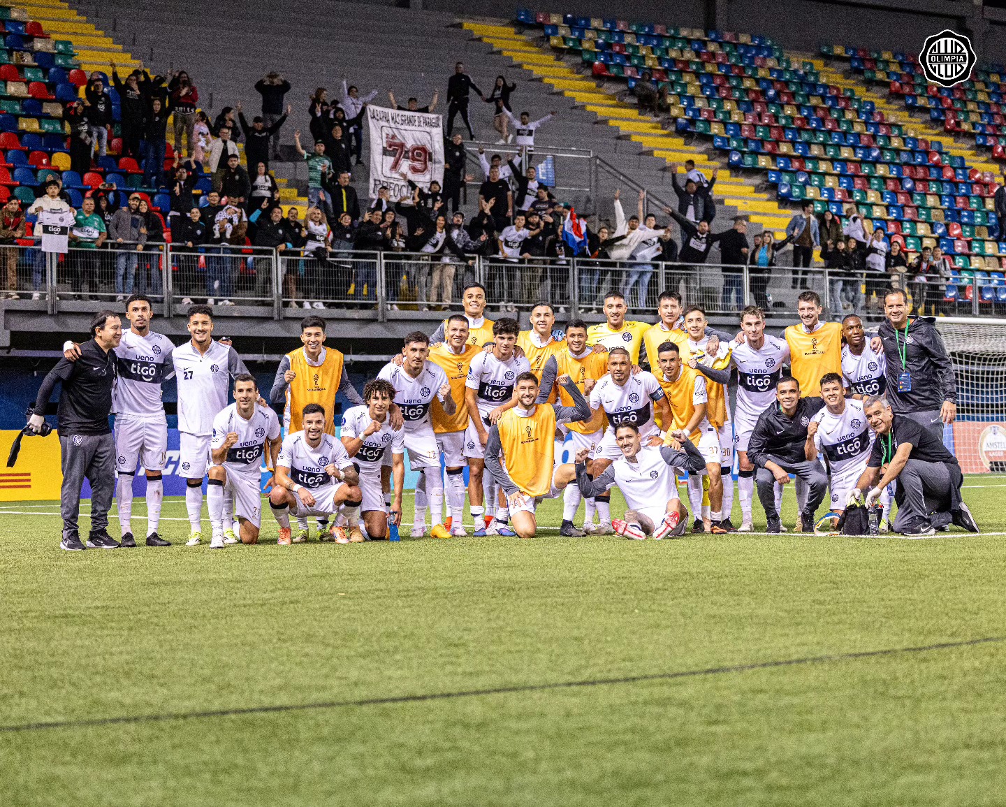 Gran estreno de Olimpia en la Sudamericana: venció 2-0 a Audax Italiano