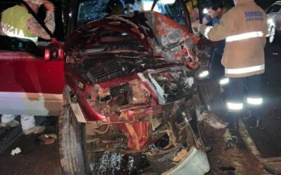 Accidente en San Estanislao deja un fallecido y un herido