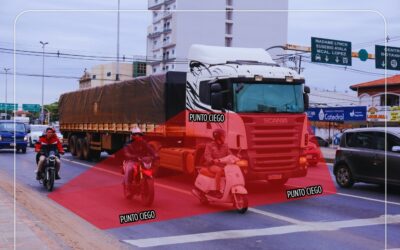 Recuerdan importancia de reconocer puntos ciegos para evitar accidentes