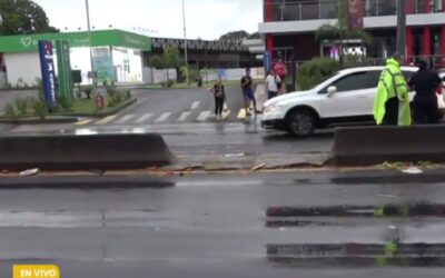 Doble accidente frente al Mercado de Abasto deja un fallecido y tres heridos
