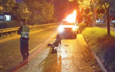 Accidente sobre Madame Lynch deja un motociclista fallecido