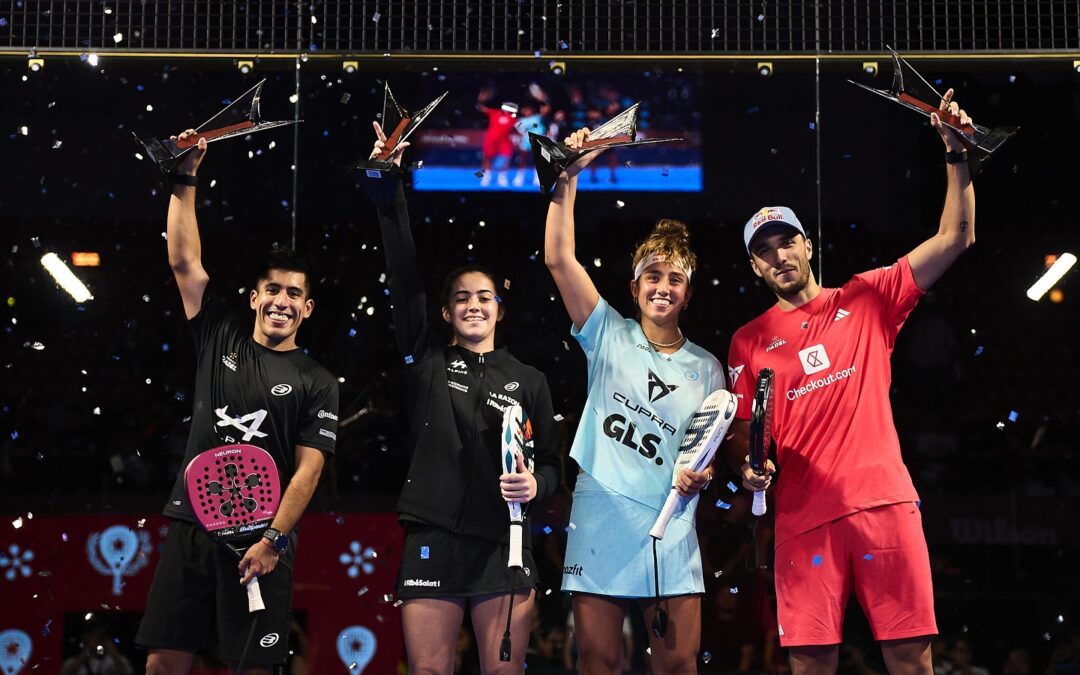 ¡Bea-Claudia y ‘Chingalán’, campeones del Asunción Premier Pádel!
