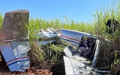 Accidente aéreo en Campo 9 dejó solo daños materiales
