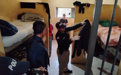 En busca de nuevas de evidencias, allanan la celda del presunto asesino de María Fernanda