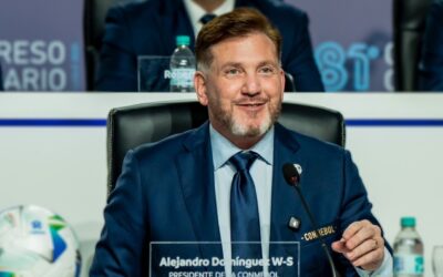 Alejandro Domínguez tras su reelección: “Renuevo mi compromiso con ustedes”